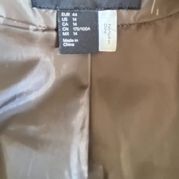 H&M Faux Fur Short Jacket Sz 8-12 - Picture 6 of 12